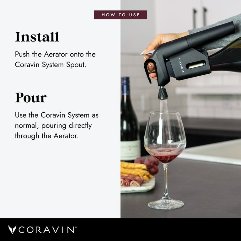 Coravin Timeless Wine Aerator - Rapid Pourer for Enhanced Flavor -  Compatible with Timeless Preservation System - Walmart.com