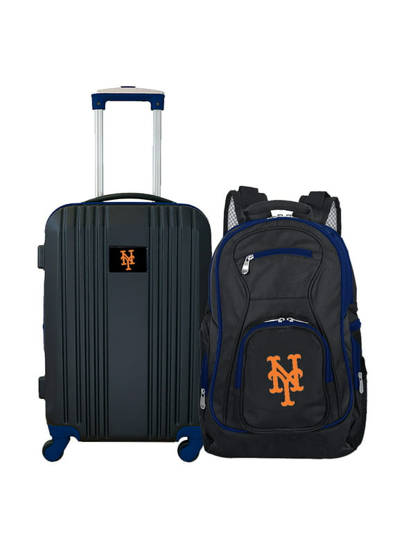 MLB New York Mets 2-Piece Luggage and Backpack Set