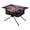 Neon Sign, variant on Outdoor Folding Table Portable Picnic Camping Table For Garden Fishing Beach Abstract Vector Colorful Swirl
