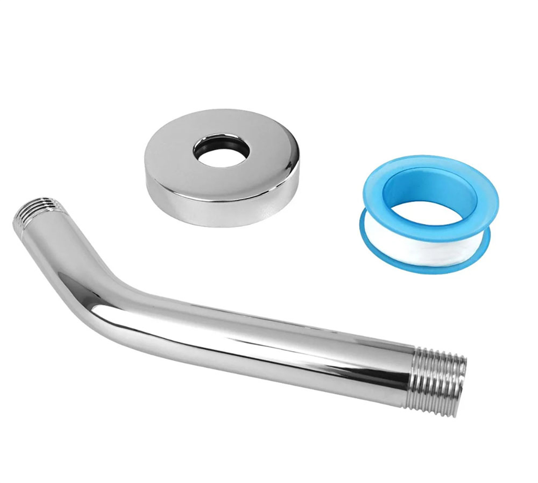 Shower Arm + Flange + Teflon Tape