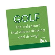 Design Design DESIGN62409463 Golf Drink & Drive Cocktail Napkins