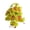 Yellow, variant on YiBai Green Artificial Flowers for Outdoors Simulated Green Plant 23-leaf Glue-feel Alum Artificial Flower Plant Home Interior Decoration Plant Wall Accessories #.566