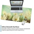 thumbnail image 5 of armdgodx Non Slip Waterproof PU Leather Multifunctional Desk Pad, 31.5 × 15.7, Daisies in Summer, 5 of 6