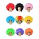 thumbnail image 3 of Disfraces de Halloween 2024 Peluca afro negra para adultos y niños, peluca divertida con diseño de abanico, accesorios retro con rizos tipo discoteca, 3 of 5