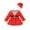 ZA2-Red, variant on Hfolob Kids Santa Dress For Girls Christmas Princess Party Long Sleeve Dresses Dress For Kids