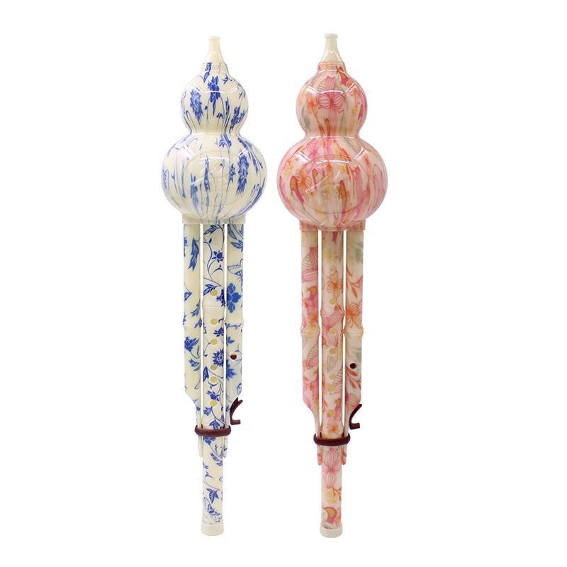 Hulusi Instrument, Gourd Flute, Chinese National Wind Instrument C Key Hulusi Musical Instruments, Flute Instrument Practice Teaching Instrument for Adults Beginners