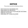 thumbnail image 2 of Kugel Rear Wheel Bearing Hub Assembly 70-512256 for Car Honda Civic Acura CSX, 2 of 11