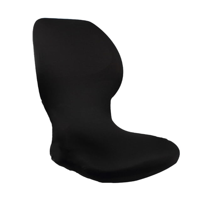 Funda de silla, funda de silla, funda elástica, protección para silla de oficina, giratoria Negro