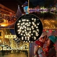 thumbnail image 4 of Solar Fairy Light Outdoor Waterproof LED Fairy String Light Garland Christmas Party Wedding Decoration Light-12M100LED, 4 of 5