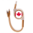 thumbnail image 1 of Canadá bandera nacional país símbolo Mark patron de América del Norte Cable de carga telescópico múltiples USB tres en uno, 1 of 3