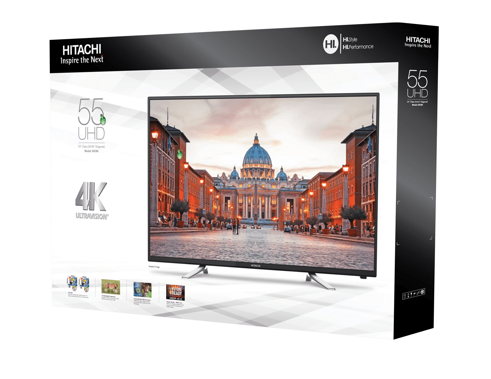 Smart Tv 55 Pulgadas 4K Ultra HD HITACHI CDH-LE554KSMART26