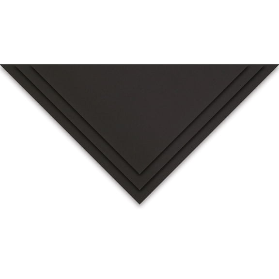 Crescent Matboard Blank Pack - 8" x 10", Raven Black, Pkg of 3