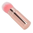 thumbnail image 3 of Brocha de maquillaje retráctil para viaje, portátil, de pelo suave, para polvos sueltos, herramienta cosmética para maquilladores, color rosa, 3 of 14