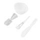 thumbnail image 3 of Set 4pcs mascarilla facial tazón set de cuchara de mediana espátula silicona cepillo de mascarilla lavable aplicador, 3 of 7