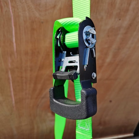 HYPER TOUGH 1”X10’ 500 LBS STANDARD DUTY S-HOOK RATCHET TIE DOWN-2 PACK