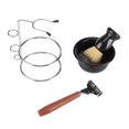 thumbnail image 2 of Kit de Rasage Manuel, Ensemble de Rasage Durable 4 en 1, Salle de Bain pour Hommes, 2 of 8