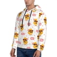 thumbnail image 3 of Lsque Cute Duck Pattern Casual Men's Hoodie,Hooded Sweatshirt with Kangaroo Pocket,Pullover Hoodie-X-Large, 3 of 7