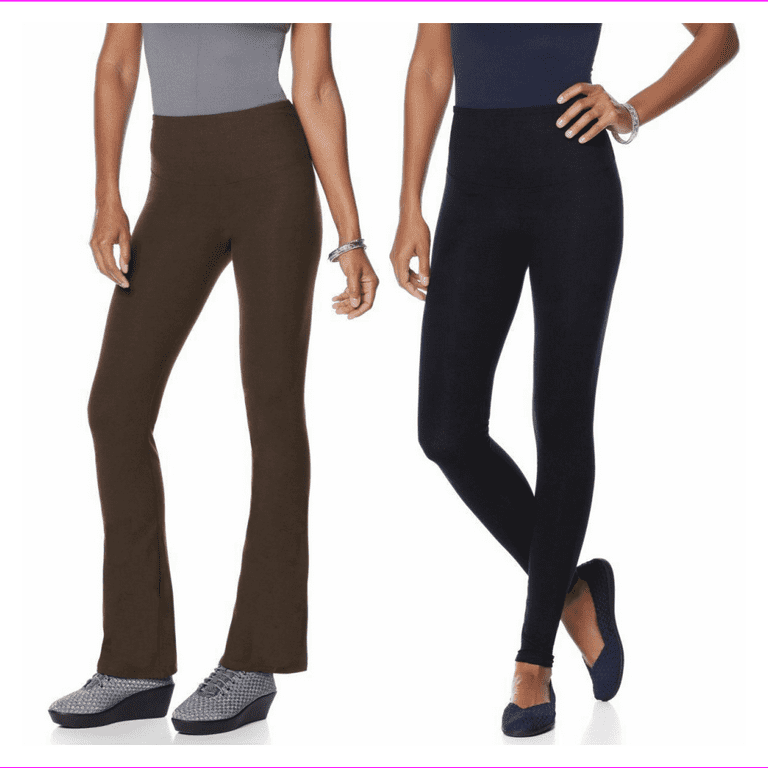 $105 Yummie by Heather Thomson 2 Pack Boot-Cut and Classic Legging 443719  XS 