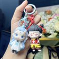 thumbnail image 4 of New "Ne Zha: Demon Boy Causes a Ruckus in the Sea" Keychain, Cute Ne Zha and Ao Bing Couple Backpack Hanging Accessory, Small Gift, 4 of 4