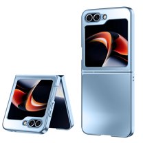 Decase Case for Samsung Galaxy Z Flip 7, Matte Shockproof Phone Case, Anti-Fingerprint Slim Cover with Drop Protection,Blue