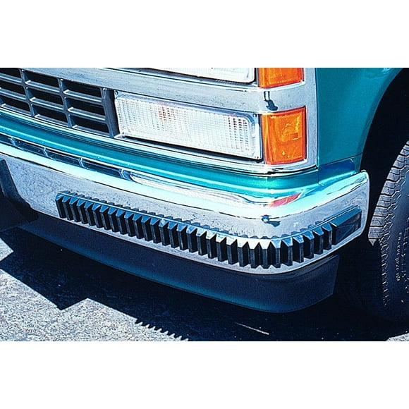 Pacer Performance Bumper Guard 25-500 Satin; Black; UV Protected PVC; Set Of 2
