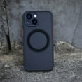 thumbnail image 4 of Luxury Matte Magnetic Wireless Charging Phone Case For iPhone 15 14 13 12 11 Pro Max Plus Full Coverage Shockproof Armor Silicone Bumper Clear Hard PC Cover, 4 of 5
