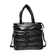 thumbnail image 6 of MODRN Brand Mercer Unisex Quilted Nylon Tote Diaper Bag, Black, 6 of 6