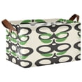 thumbnail image 3 of Retro Floral Pattern 16.9x11.4x10in Foldable Open Home Storage Bins Durable Water Resistant Shelf Baskets, 3 of 8