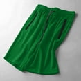 thumbnail image 4 of Chiccall Mens Plus Size Athletic Quick Dry Shorts with Zipper Pocket Lightweight Elastic Waist Drawstring Running Shorts Green S, 4 of 5