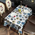 thumbnail image 2 of White Elephant Pattern Rectangle Tablecloth 60"x120",Waterproof Polyester Rectangle Table Cloth, Wipeable Spillproof Polyester Tablecloth for Dining, Camping, Indoor and Outdoor, 2 of 6
