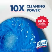 Lysol Toilet Bowl Cleaner Clinging Gel, Power, Disinfecting Bathroom Cleaner and Toilet Bowl Stain Remover, 24 oz (4 Pack)