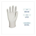 thumbnail image 7 of Boardwalk BWK345MCT General Purpose 4.4 Mil Powder-Free Latex Gloves - Medium, Natural (1000/Carton), 7 of 7