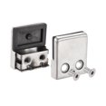 thumbnail image 4 of Stainless Steel 304 Glass Clamp, Glass Clip Flat Bottom Square Glass Bracket for Thickness 8-10mm Glass, 4 of 6