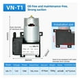 thumbnail image 2 of Small DC 12v/24v -81Kpa Electric Diaphragm Vacuum Pump Mini Vacuum Pump Suction Vacuum Pump VN-T1 ,Not Damage Pump, 2 of 7