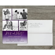 Love and Light - Deluxe 5x7 Personalized Holiday Hanukkah Card