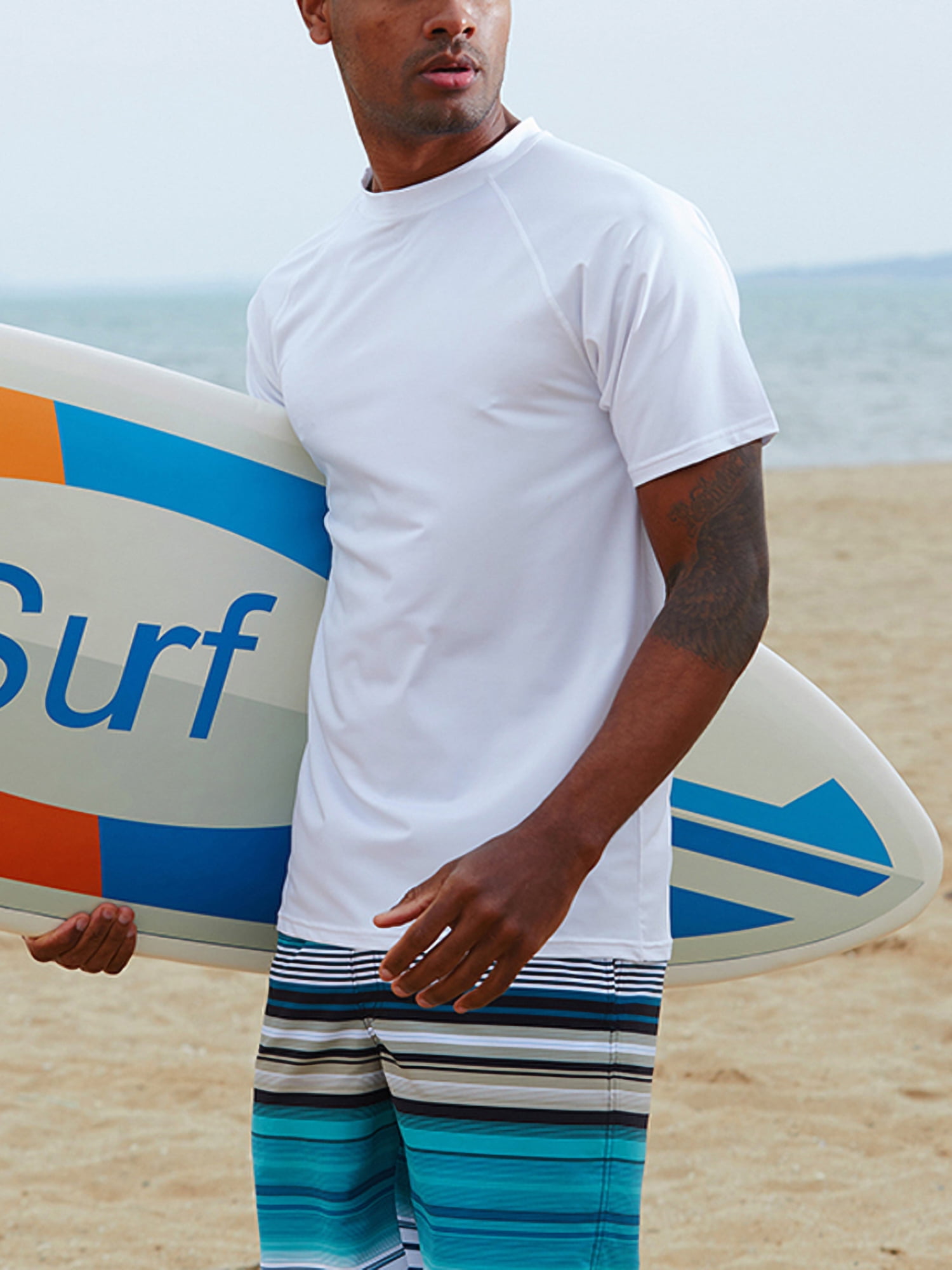 shirts for swimming men's
