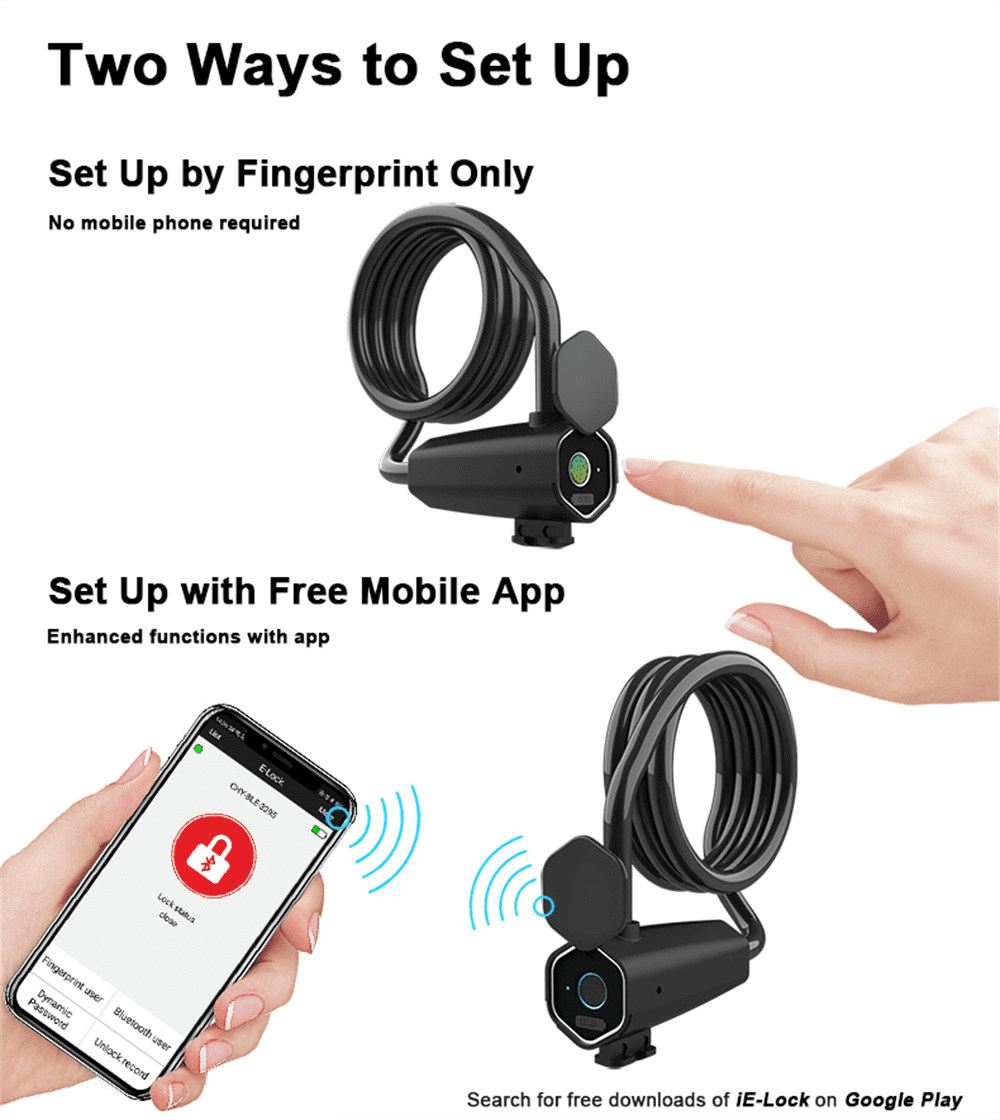 Outdoor Recreation Cycling AntiTheft Micro USB Chargable Waterproof