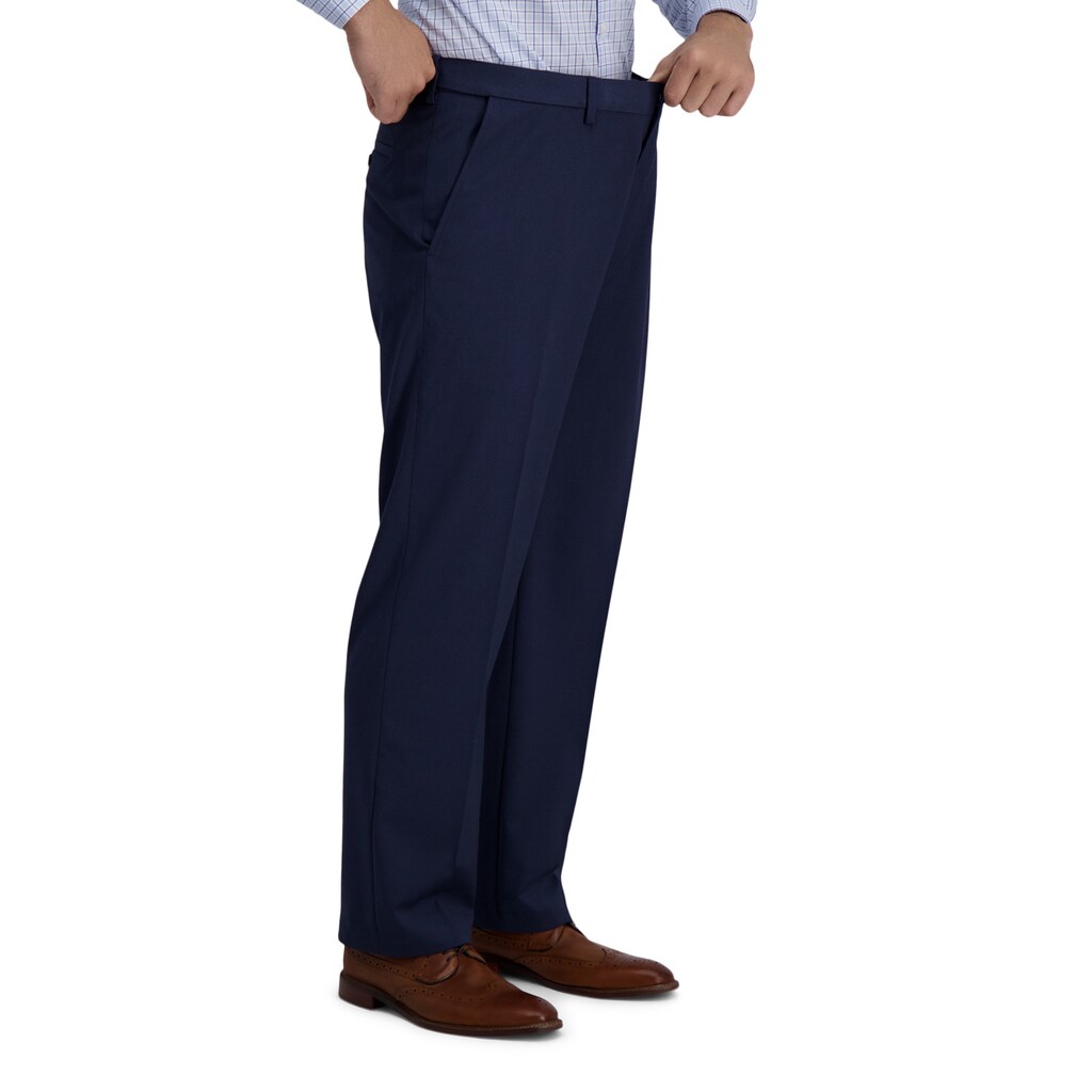 Men's J.M. Haggar Premium Classic-Fit Flat-Front Stretch Suit Pants Gray - image 5 of 6