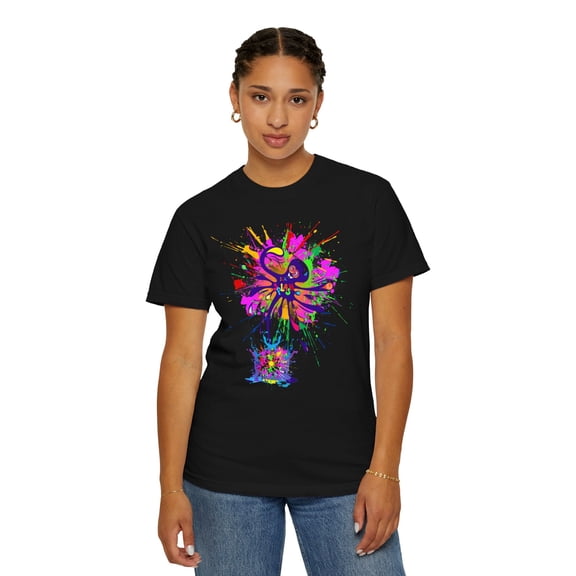 Octopus Ink-Splash Comfort Colors T-Shirt
