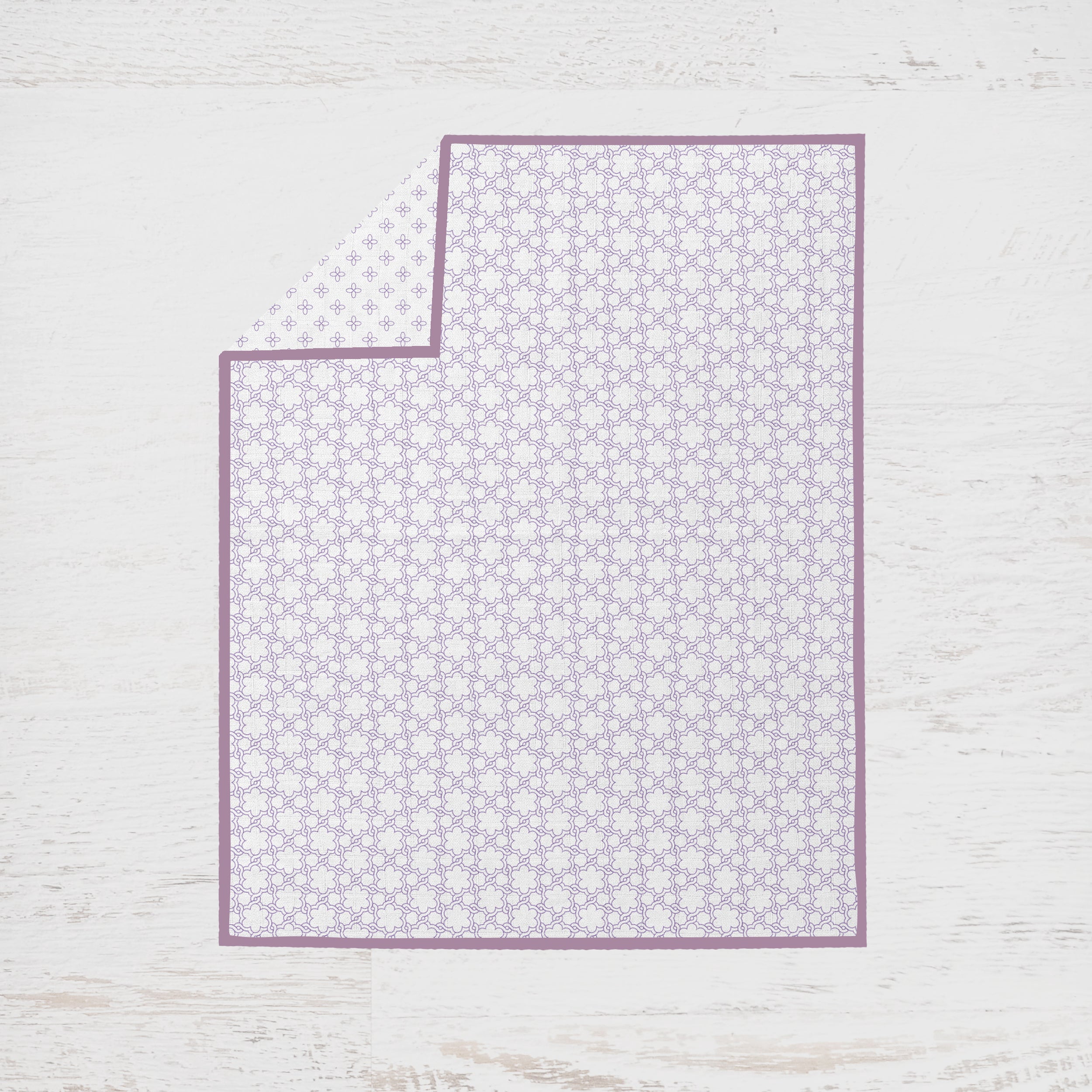 Bacati - Paisley Petals Floral 4-Piece Muslin Crib Bedding Set with Sleep Sack - Lilac Girls