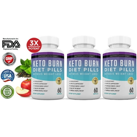 Keto Diet Pills Burn Shred BHB Salts Advanced Ketogenic Supplement Exogenous Ketones Ketosis Weight Loss Fat Burner Fast Carb Blocker 90 Day