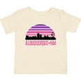 thumbnail image 3 of Inktastic Albuquerque New Mexico Retro Sunset Skyline Girls Baby T-Shirt, 3 of 5