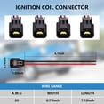 thumbnail image 6 of Ignition Coils & Pigtail Wiring Harness Fits Ford Focus Mazda 3 Mercury Mariner 2.0L 2.3L DOHC Replaces DG541 4M5Z-12029-B & Heat Shrink Butt Connectors, 6 of 7