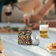 thumbnail image 5 of Yayeee Ashtray with Lid for Cigarette Smokeless Stainless Steel Home Ash Holder, Vibrant Flowers, 5 of 7