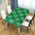 thumbnail image 7 of Coolnut St Patrick's Day Clover Tablecloth, Waterproof Washable Polyester Square Table Cover, Durable Tablecloth for Kitchen Dining Table Party Decor, 54"X 72", 7 of 7