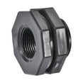 thumbnail image 5 of Uxcell Female Pipe Fitting Bulkhead Fitting with Silicone Gasket Gray G3/4 1, 5 of 6