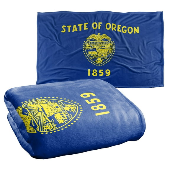 Oregon Flag Silky Touch Super Soft Throw Blanket 36" x 58"