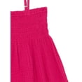 thumbnail image 3 of Wonder Nation Girls Smocked Spaghetti Strap Mini Dress Coverup, Sizes 4-18, 3 of 3