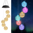 thumbnail image 1 of Campanillas de viento solares HEGUD, luces LED que cambian de color, 1 of 8