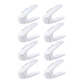 thumbnail image 2 of Matsuzay Soporte para Zapatero respetuoso con el medio ambiente, 8 piezas, ranuras ajustables, almacenamiento de zapatos único para ahorrar Almacenamiento y organización del hogar, 2 of 6
